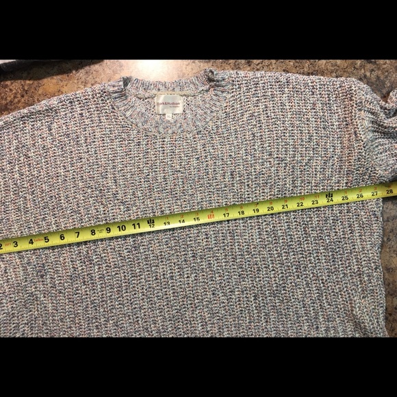 YORK & HUDSON Women's Tape Yard Crewneck Sweater In Blush Multi XL NWOT - Picture 11 of 14